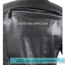    Womens Black and Silver Multi Vented Motorcycle Jacket