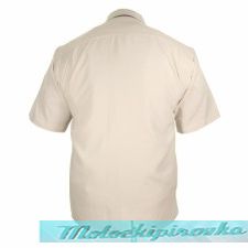 Rockhouse Card Suites Creme White Button up Short Sleeve Shirt