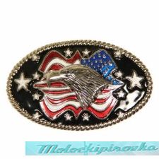 Bald Eagle with American Flag Buckle