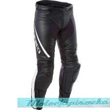 DAINESE ASSEN LADY LEATHER PANTS - BLACK/ANTHRACITE   42