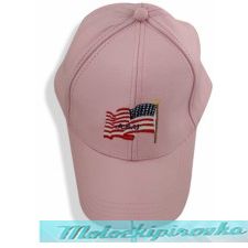 Classic Unisex Leather Baseball Cap with Embroidered USA Flag