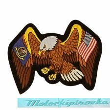 Officially Licensed Navy and United States Flag Eagle 4X6 Inch Patch