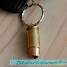 Key Chain 045Cal Brass Bullet