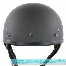 Outlaw T71-Carbon Flat Black Carbon-Fiber Ultra-Light Motorcycle Helmet