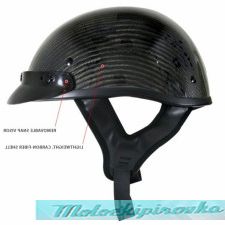 Outlaw T71-Carbon Glossy Carbon-Fiber Ultra-Light Motorcycle Helmet