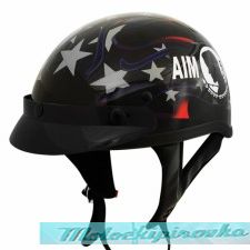  DOT Outlaw POW Half Helmet