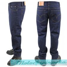 Xelement Mens Royal 34inch Inseam Dark Blue Denim Jeans