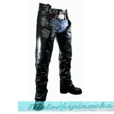    Mans Classic Braided Elastic Fit Leather Chaps