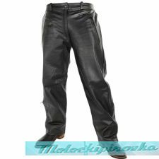Motorcycle Leather Over Pants w- Side Zipper & Snaps