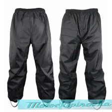 Xelement Men's 2 Piece Black Motorcycle Rain Suit with Boot Strap