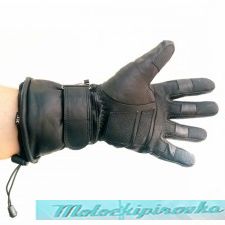   Xelement Womens Waterproof Leather Gauntlet Style Motorcycle Gloves
