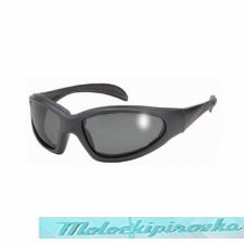 Chopper Black Sunglasses With Polarized Grey Lens And UV 400 Protection with Padded Frame