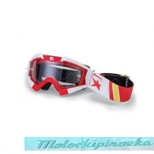 ARIETE    MX GOGGLES RIDING CROWS BASIC RED- WHITE
