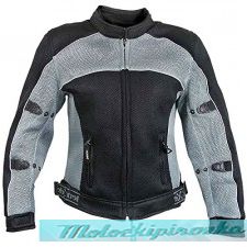 Xelement CF-507 Womens Mesh Sports Armored Motorcycle Jacket