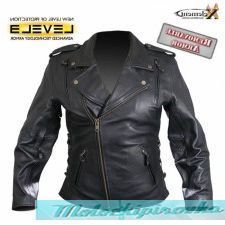 Ladies Classic Cowhide Motorcycle Leather Jacket with Level-3 Advanced Armor