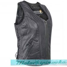 Xelement B-21519 Womens Biker Leather Vest