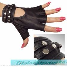 Xelement Women's Idol Fingerless Leather Gloves