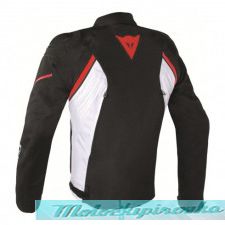 DAINESE AVRO D2 TEX JACKET - BLACK/WHITE/RED    52