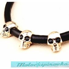 Three Skull Choker Necklace