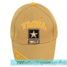 Officially Licensed Army Star Embroidered Tan Military Hat