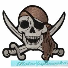 Skull With Crossing Sword Patch