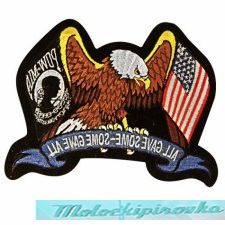 All Gave Some, Some Gave All POW Eagle Large Size Patch