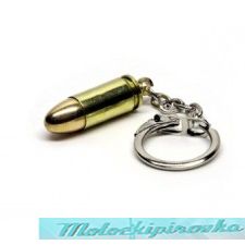 Key Chain 009mm Brass Bullet
