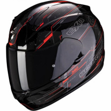 Шлем Scorpion EXO-390 Beat, цвет Черный-Красный