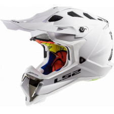 Кроссовый шлем LS2 MX470 Subverter Single Mono, Gloss White