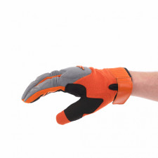 Перчатки мотоциклетные для мотокросса Dragonfly Enduro gray-orange-black