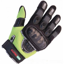 Текстильные мотоперчатки Motocycletto Netto Iphone Touch, Ярко-зеленые