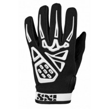 Мотоперчатки кроссовые IXS Tour Gloves Pandora Air, Черно-белые