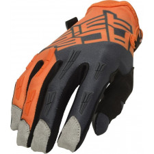 Мотоперчатки кроссовые Acerbis MX X-H оранжево-серые