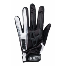 Мотоперчатки кроссовые IXS Cross Gloves Lite Air, Чёрный-Белый