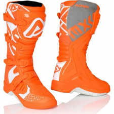 Мотоботы кроссовые Асербис X-Team бело-оранжевые