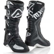 Ботинки мотоциклетные кроссовые Асербис X-Team, черно-белые