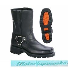 Motorcycle Short Harness Boot with Lug Sole