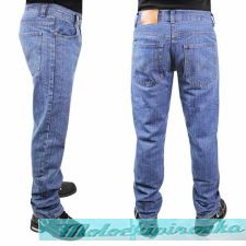 Xelement Mens Royal Medium Blue Denim Jeans