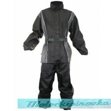 Xelement Ladies 2 Piece Gray and Black Motorcycle Rainsuit
