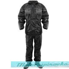 Мужской дождевик Xelement Mens 2 Piece Black Flaming Skull Heat Resistant Rain Suit