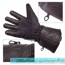 Мужские мотоперчатки Mens Gauntlet Leather Gloves with Rain Cover and Long Cuff