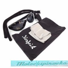 Airfoil Black Sunglasses with Smoke Lens And UV 400 Protection with Padded Frame