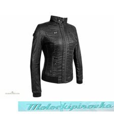 Bershka Womens Moto Black Casual Jacket