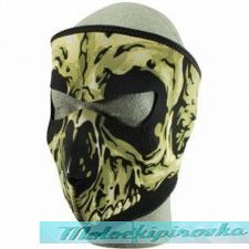Neoprene Face Mask, Skull Design