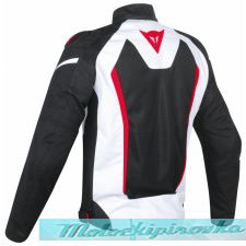 DAINESE HYDRA FLUX D-DRY JACKET - BLACK/RED/WHITE   50