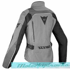 DAINESE TEMPEST 2 LADY D-DRY JACKET - LIGHT-GRAY/BLACK/TOUR-RED    44