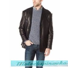 3-4 Length Mens Classic Leather Coats