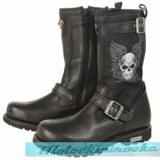  Xelement Mens Tribal Skull Boots with Poron Insoles