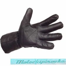   Mens Gauntlet Leather Gloves with Rain Cover and Long Cuff