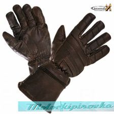 Xelement? Driving Motorcycle Retro Brown Leather Gauntlets